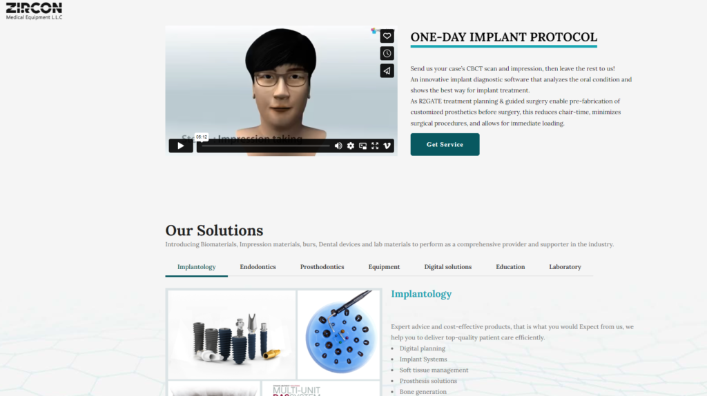 zircon Medical equipment llc website was developed and designed by The Future Vision for Computer Systems & Networks, made by experienced developers working within the leading IT solutions company to deliver high quality website development.